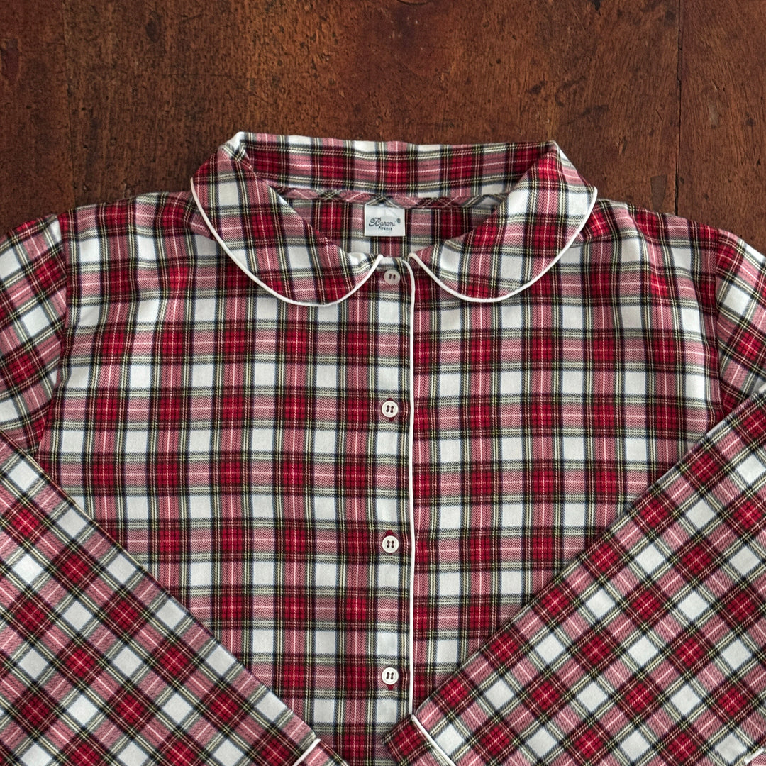 RED TARTAN PYJAMA - WOMAN