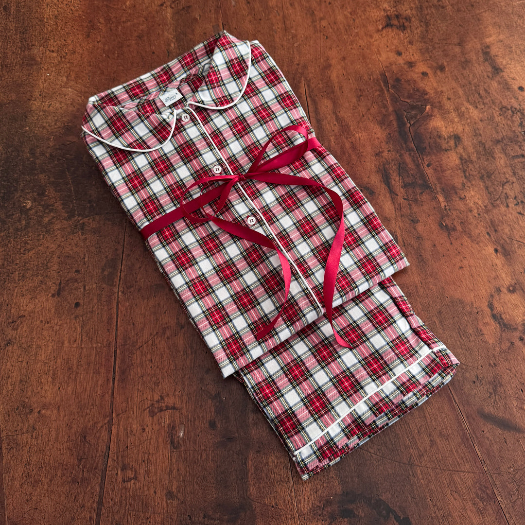 RED TARTAN PYJAMA - WOMAN