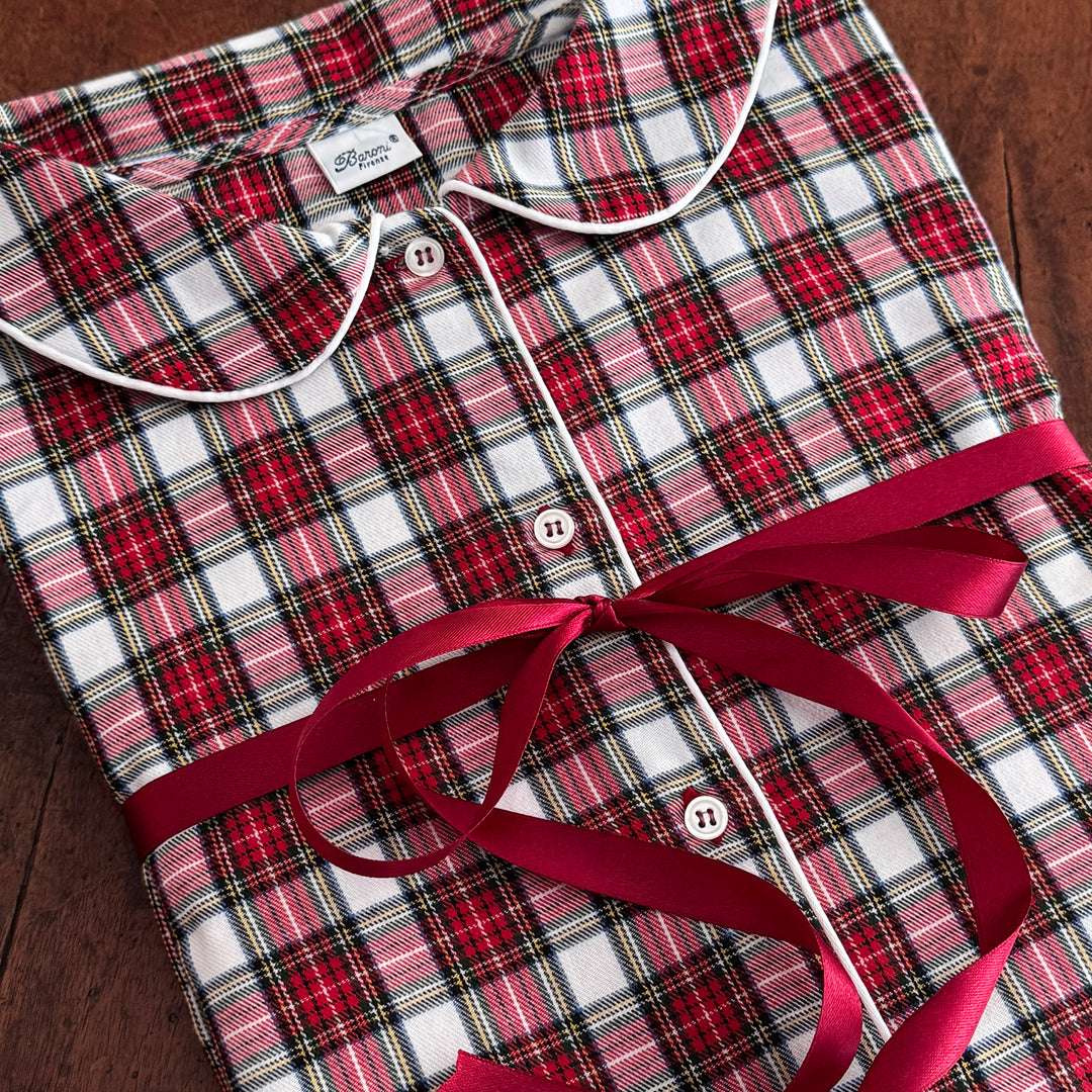 RED TARTAN PYJAMA - WOMAN
