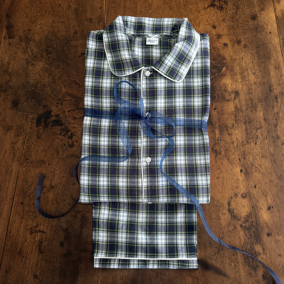 PIGIAMA SCOZZESE BLU - UOMO