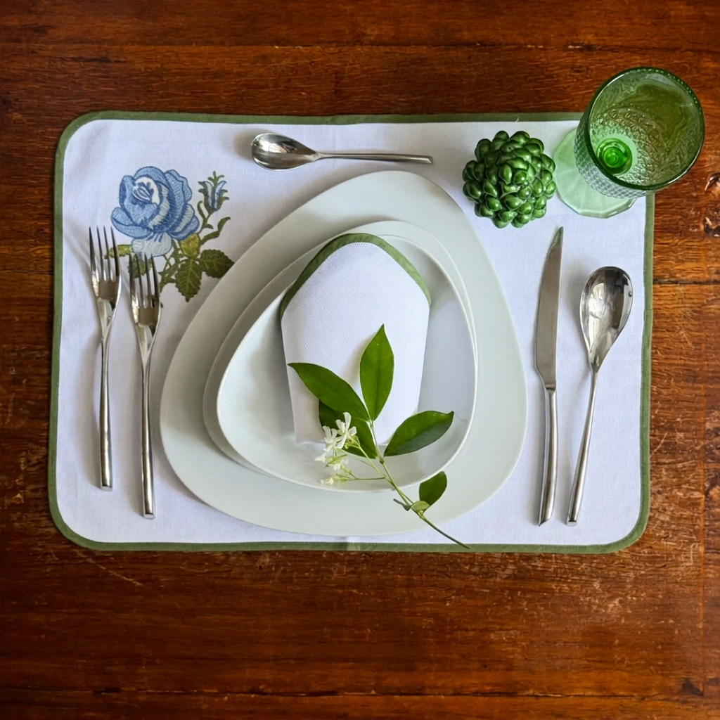 PLACEMAT SET - ROSE