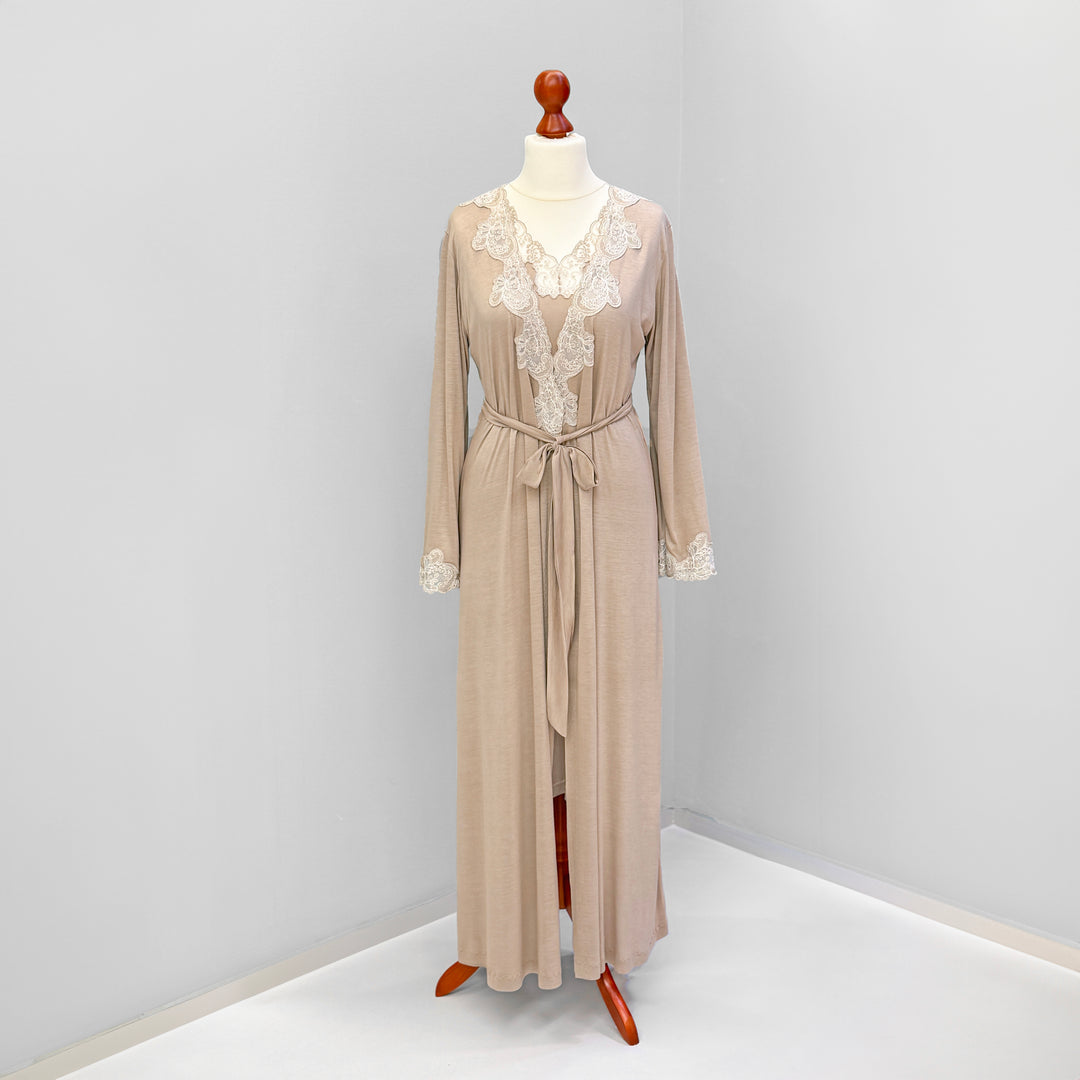 VESTAGLIA DA CASA RODY - BEIGE