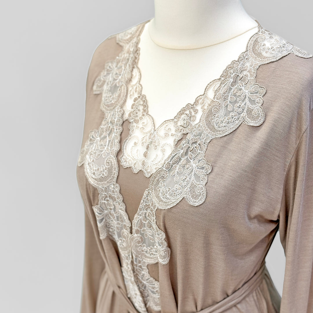 VESTAGLIA DA CASA RODY - BEIGE