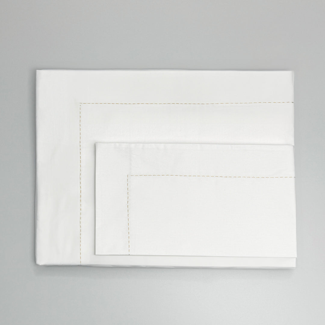 TRATTEGGIO BED SET - BEIGE