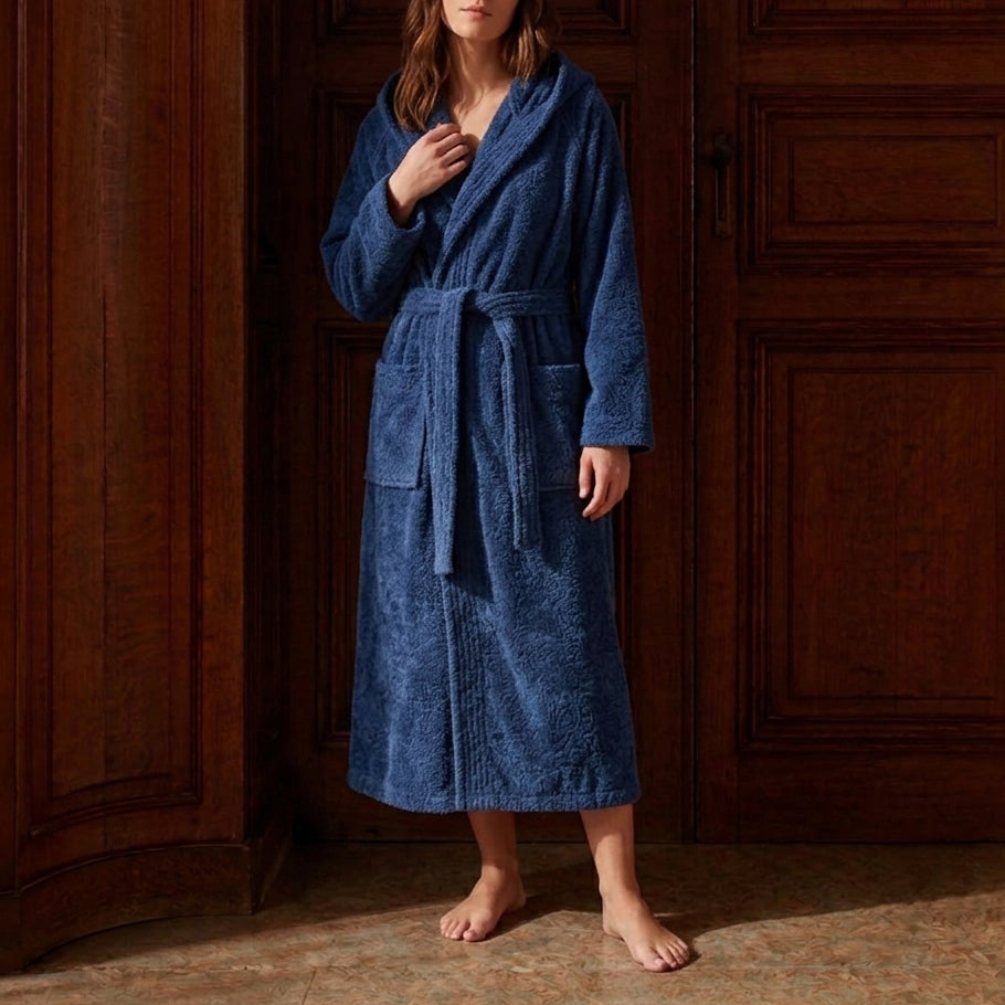 BATHROBE - NAVY