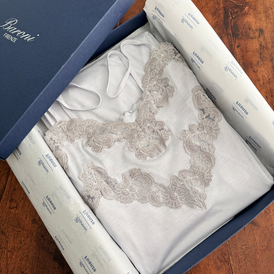CAMICIA DA NOTTE ALICE - PERLA