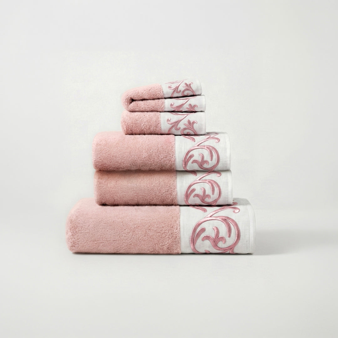 ALTHEA - SET 5 PEZZI DI SPUGNA ROSA