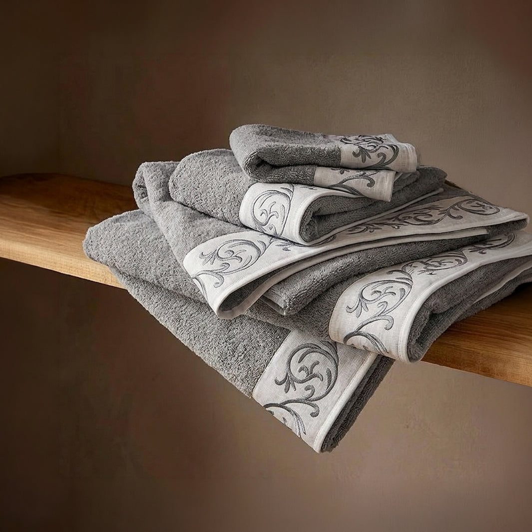 ALTHEA - SET 5 PEZZI DI SPUGNA GRIGIO