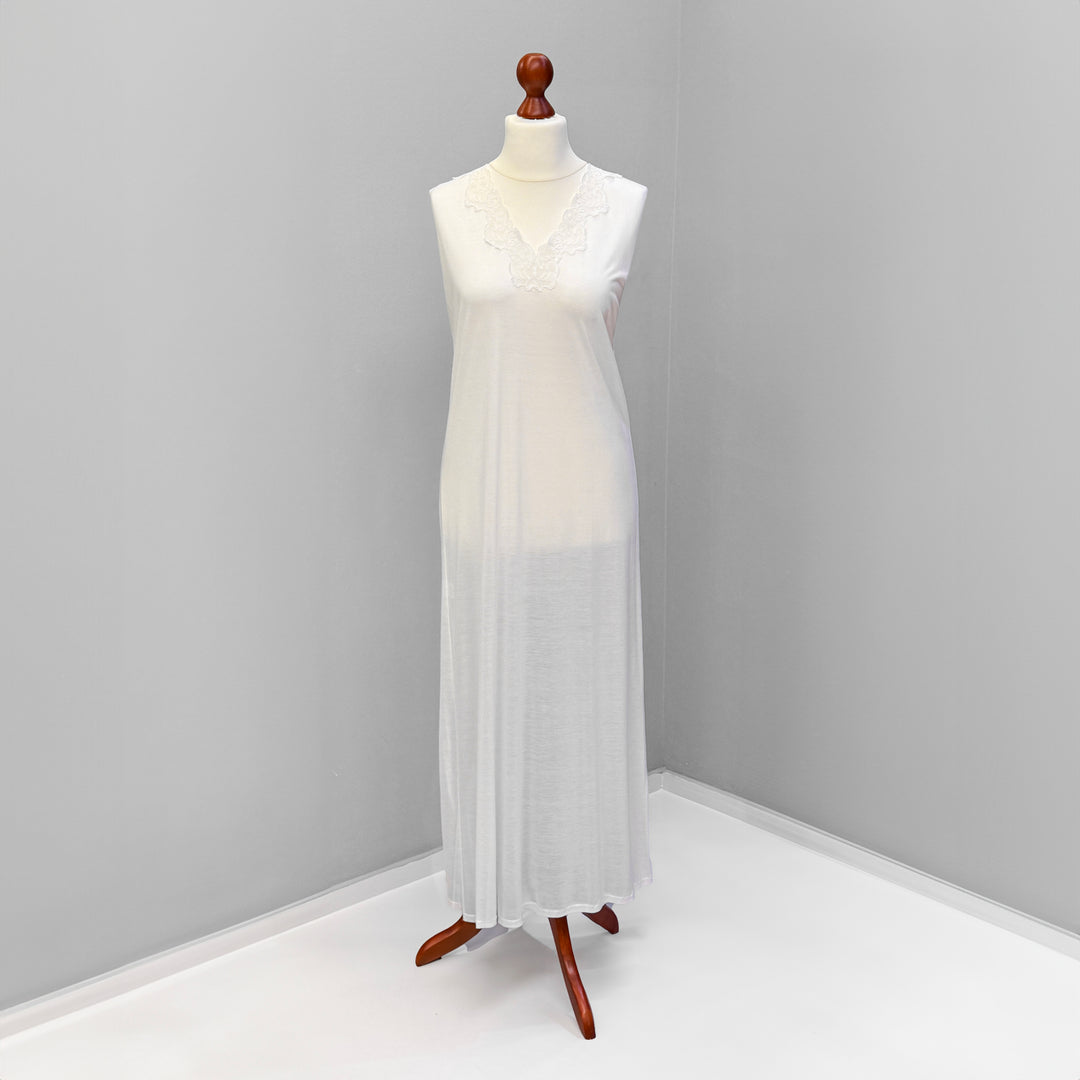 EMANUELA NIGHTGOWN - WHITE