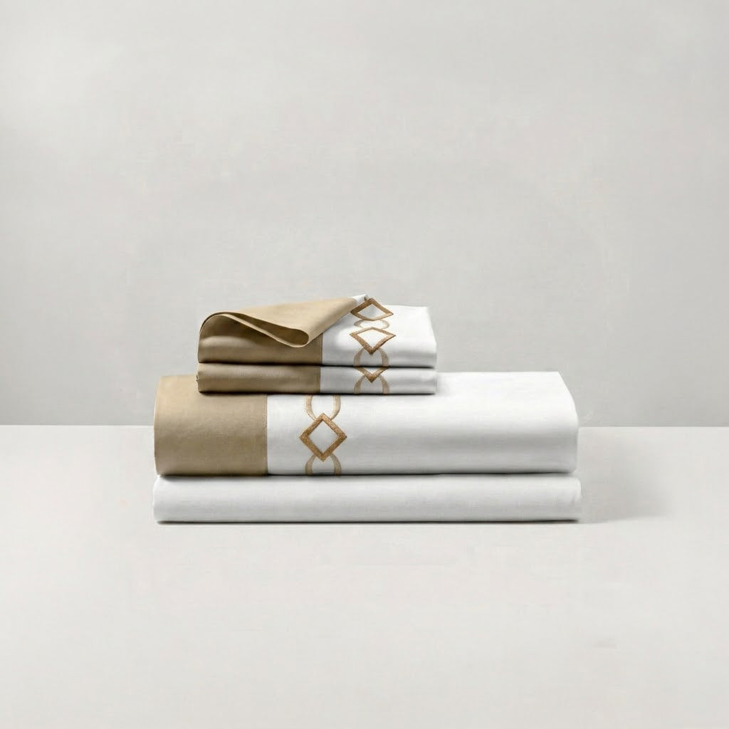 COMPLETO LENZUOLO LAURA - BEIGE