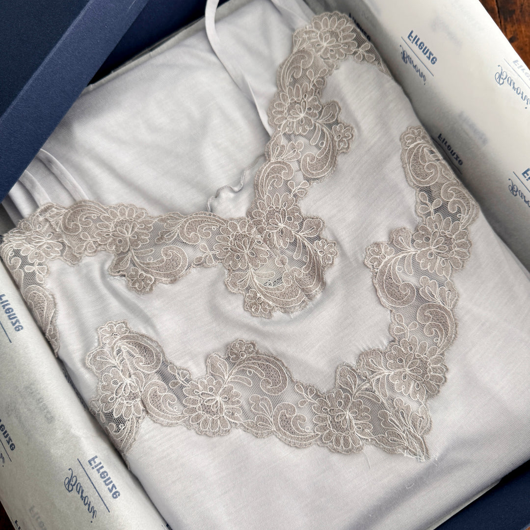 CAMICIA DA NOTTE ALICE - PERLA