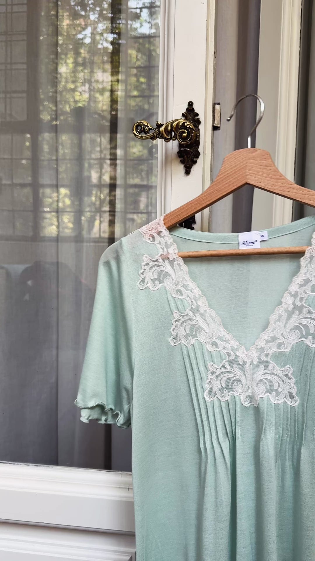 LUCIA NIGHTGOWN - AQUA