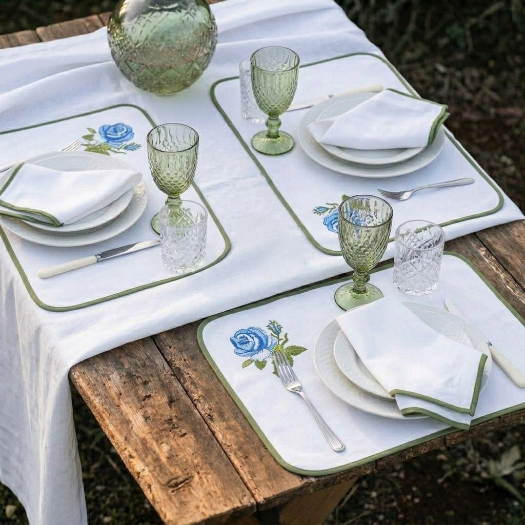 PLACEMAT SET - ROSE