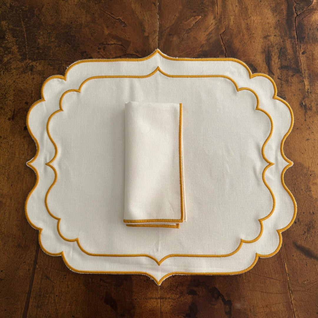PLACEMAT SET - SCALLOP