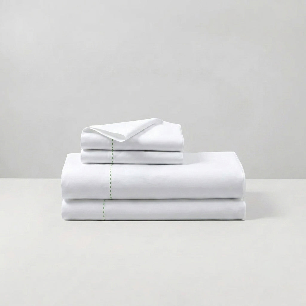 TRATTEGGIO BED SET - GREEN